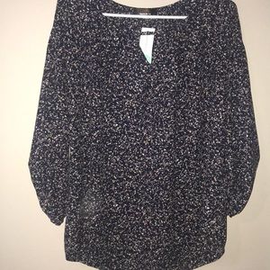 Slouch sleeves blouse